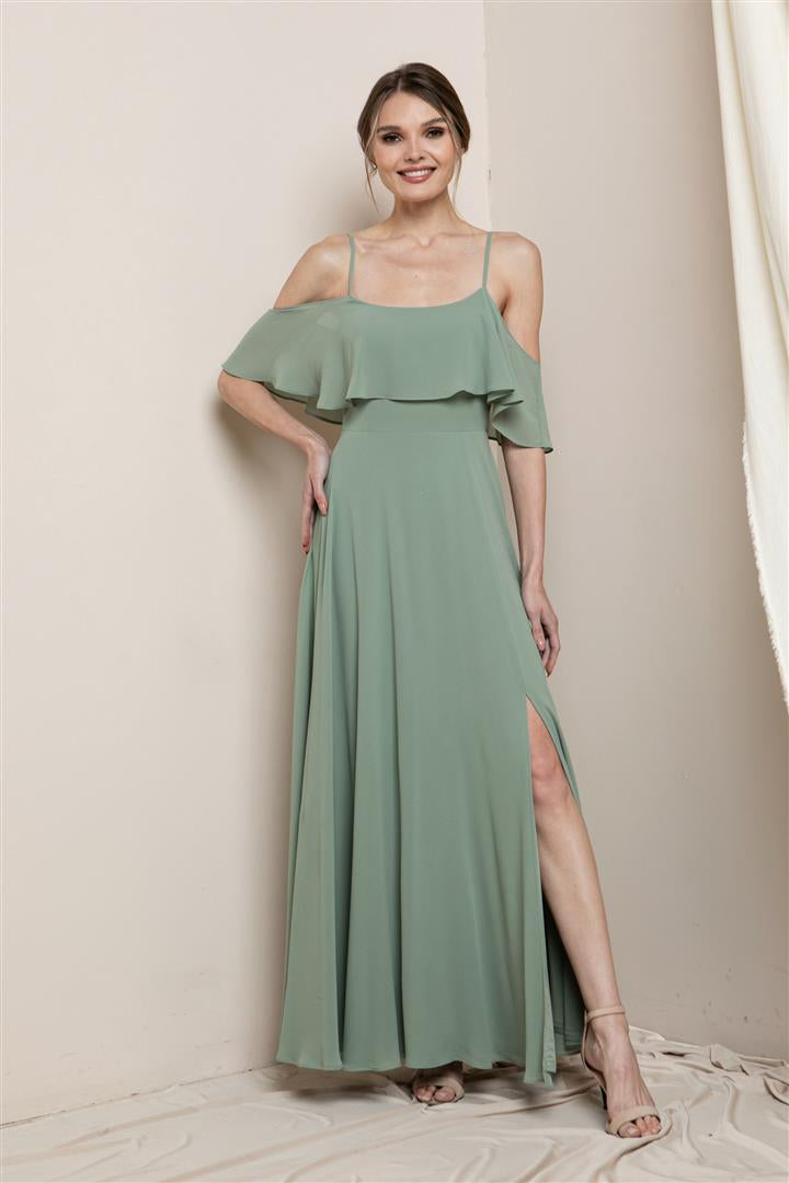 Vestido Peace Ruffle
