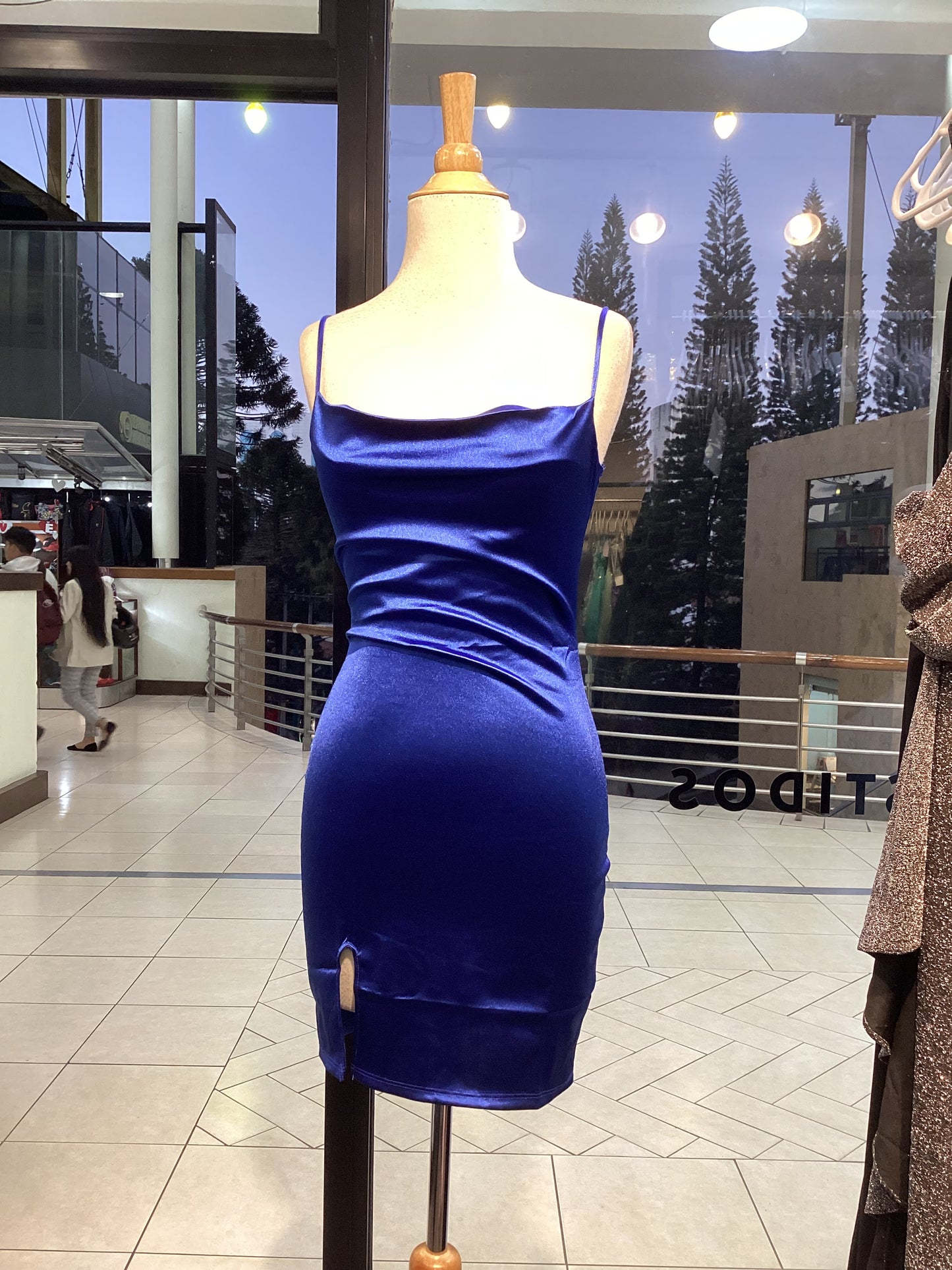 Vestido Corto Azaria Azul