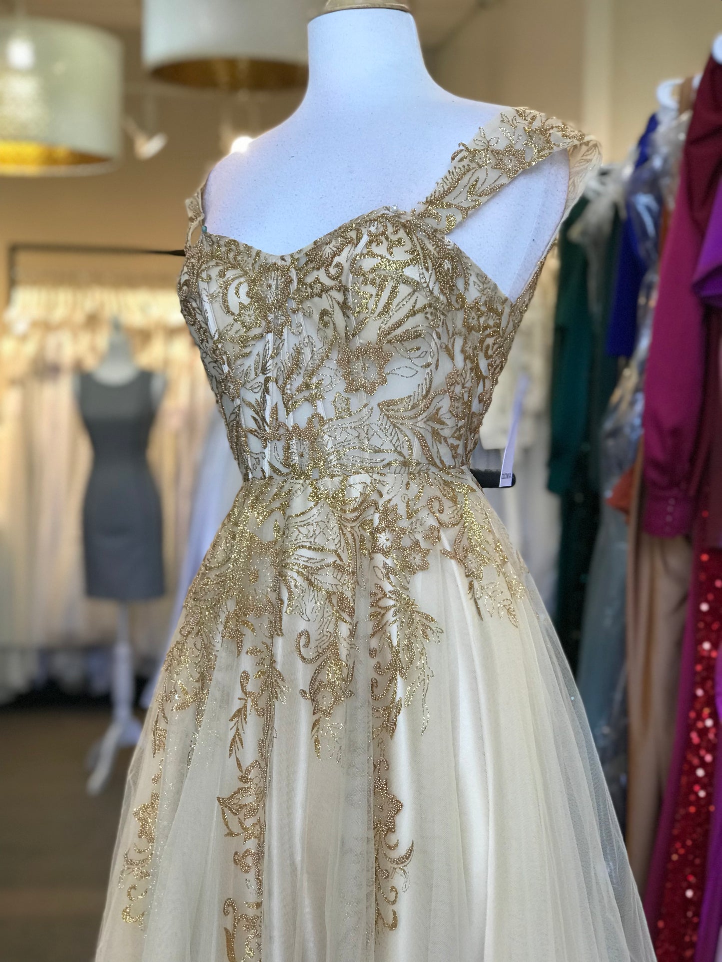 Vestido Mirage Dorado