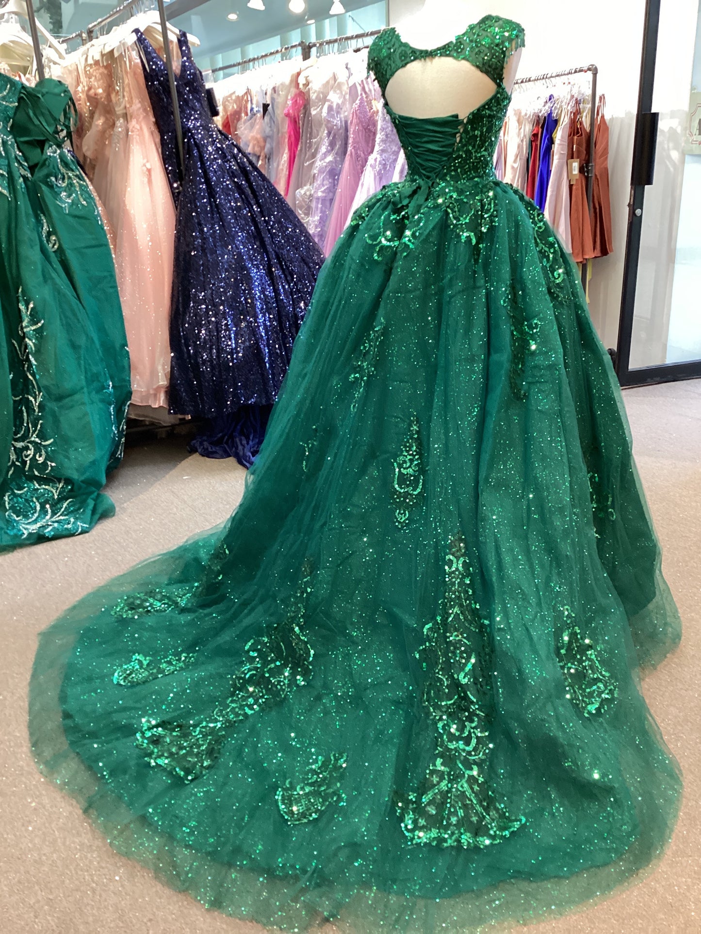 Vestido XV Esmeralda