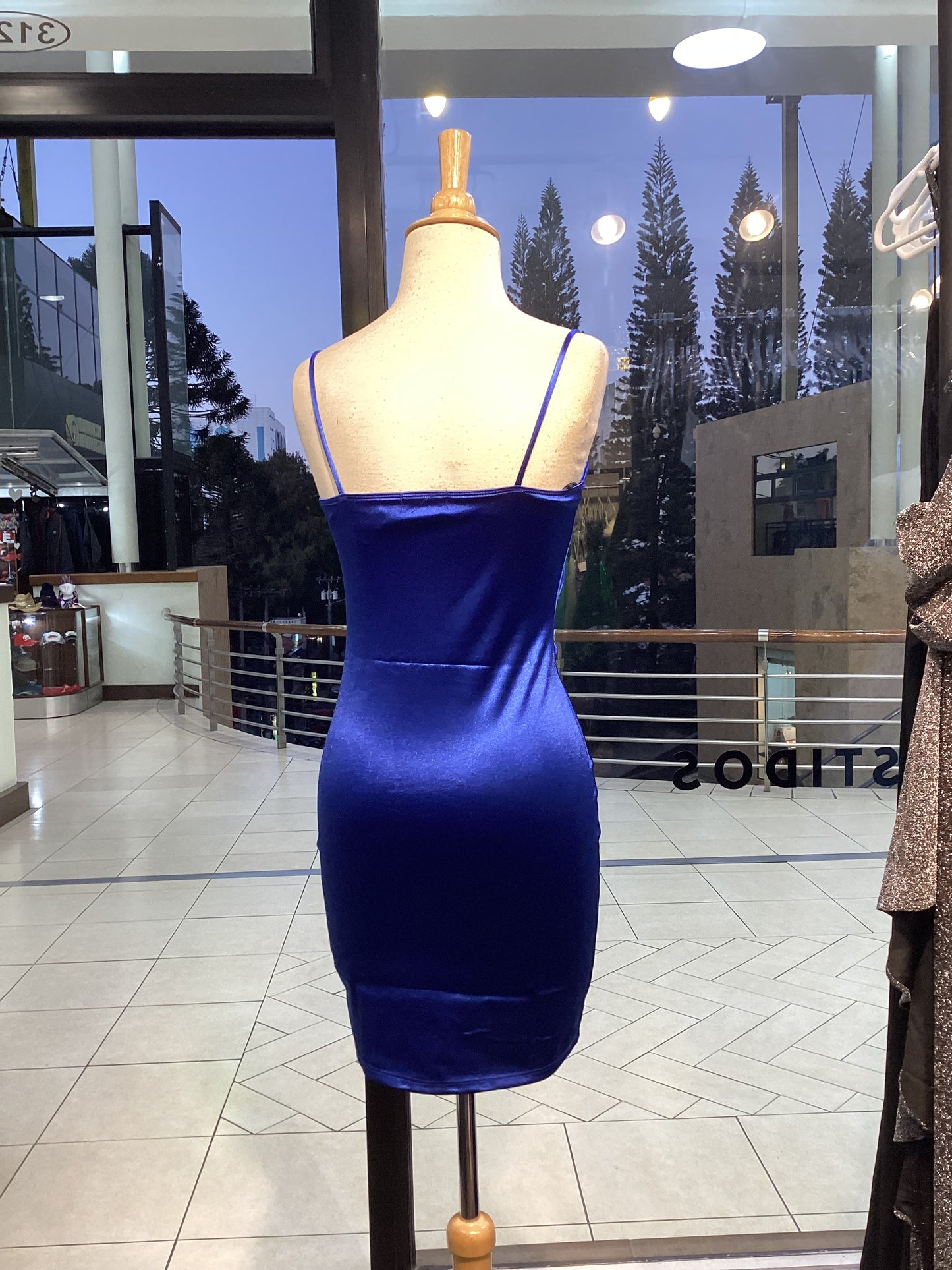 Vestido Corto Azaria Azul