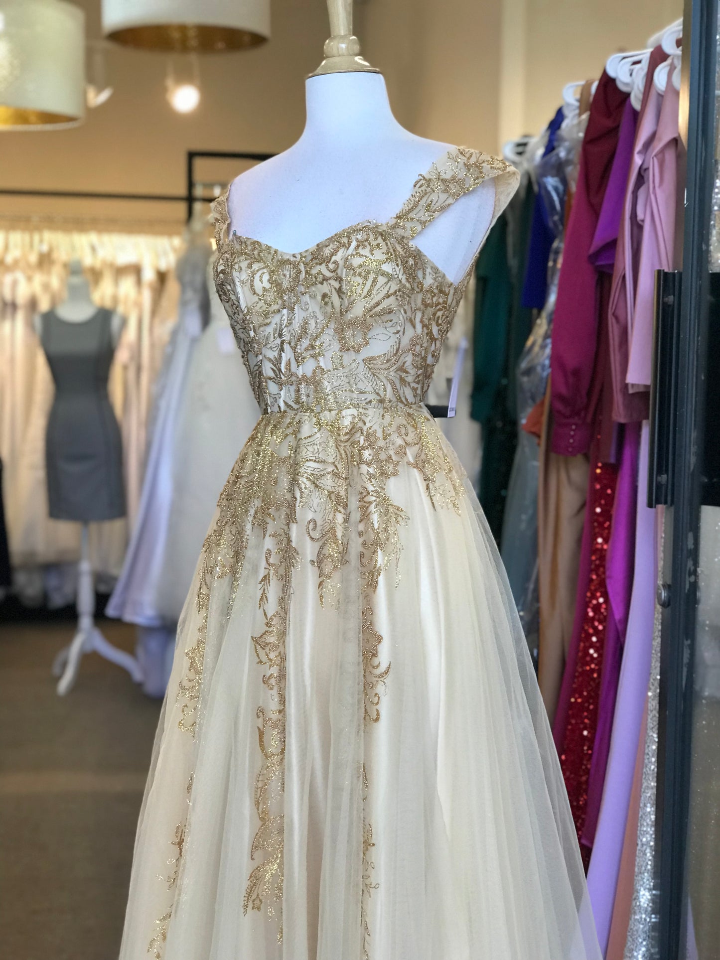 Vestido Mirage Dorado