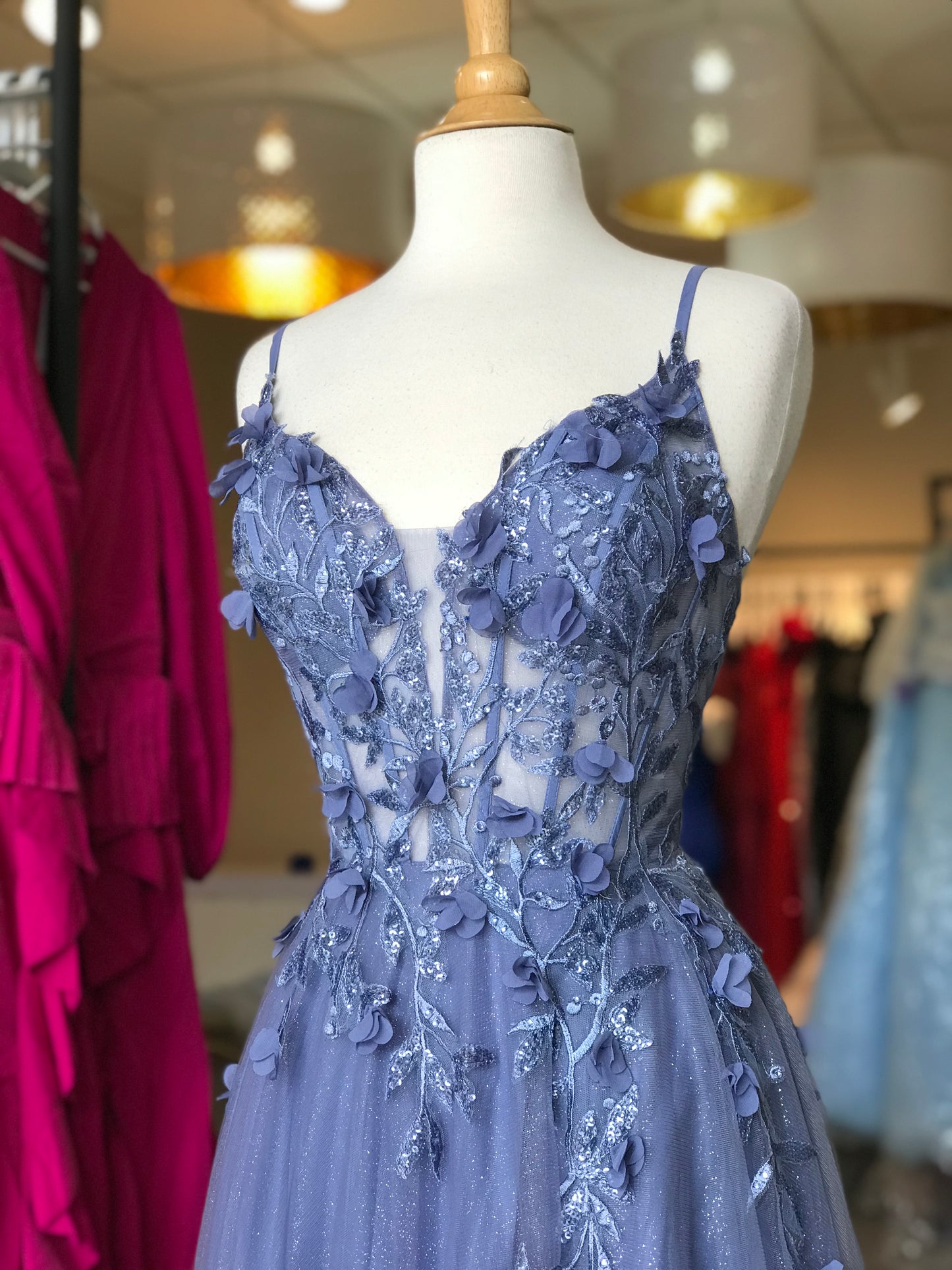 Vestido Blue Night
