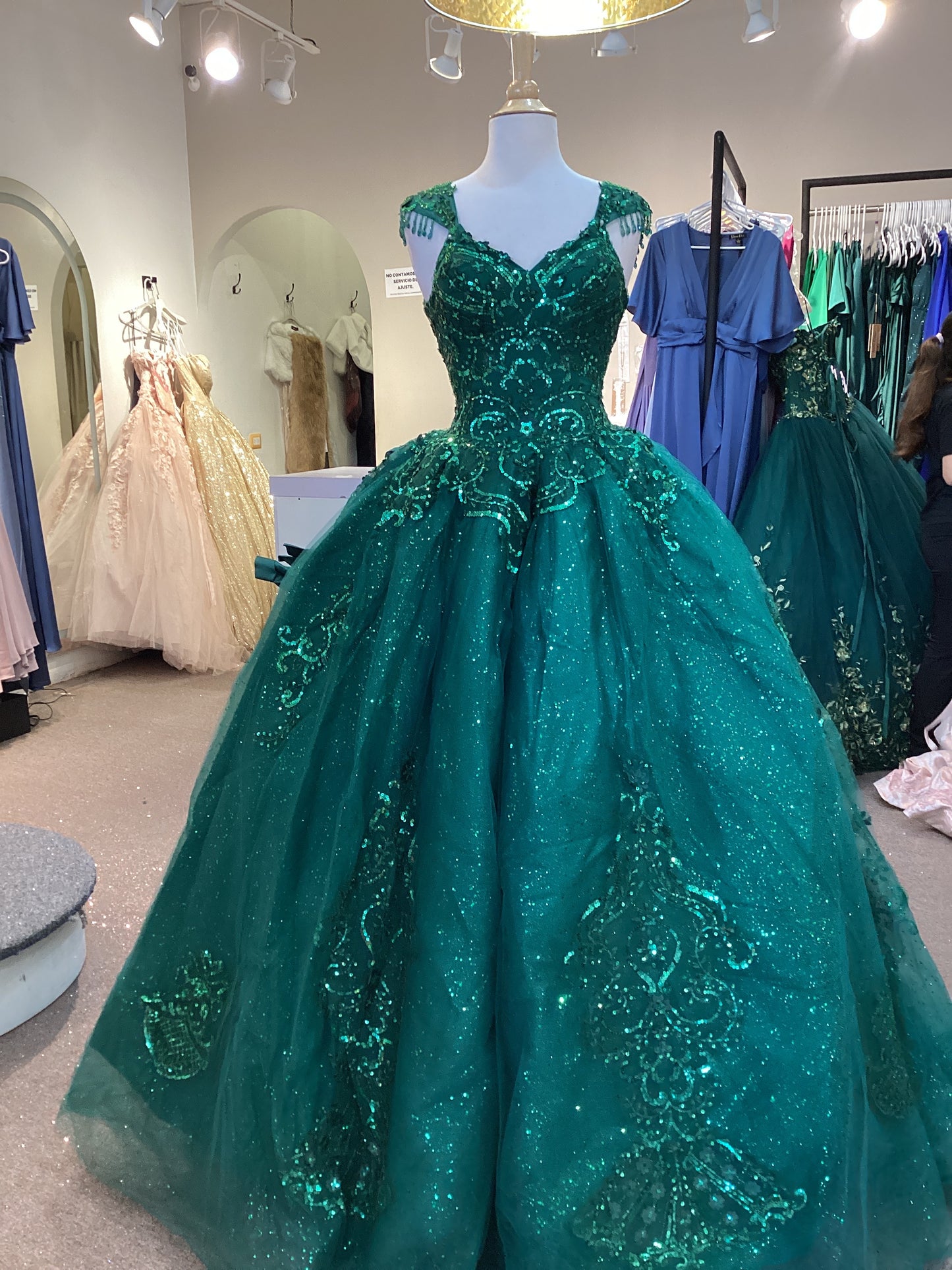 Vestido XV Esmeralda